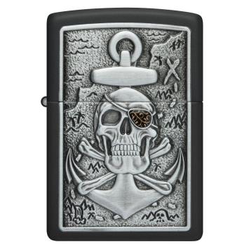 Zippo aansteker Skull with Anchor