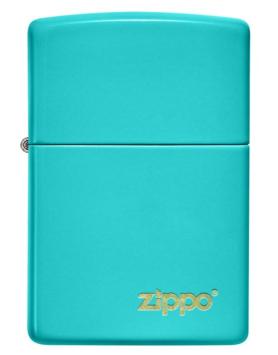 Zippo aansteker Flat Turquoise Zippo Lasered