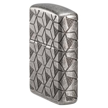 Zippo geometric pattern design armor case