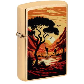 Zippo aansteker Giraffes