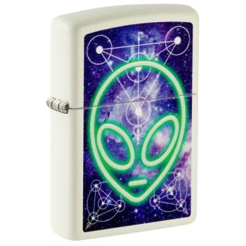 Zippo aansteker Glow in the Dark alien 