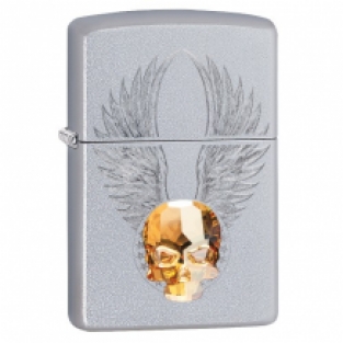 Zippo aansteker Gold Skull