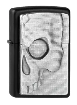 Zippo aansteker Half skull