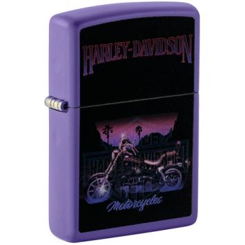 Zippo aansteker Harley Black Light