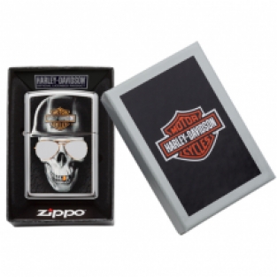 Zippo aansteker Harley Davidson Skull Helmet verpakking