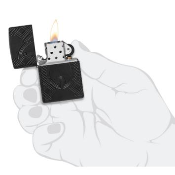 Zippo aansteker in hand