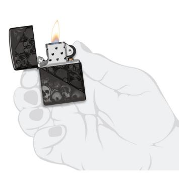 Zippo aansteker in hand