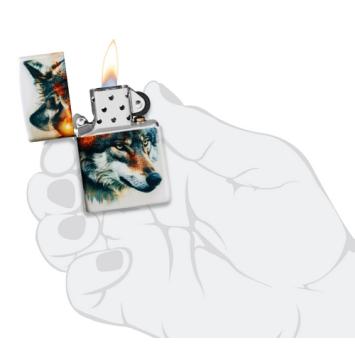 Zippo aansteker in hand