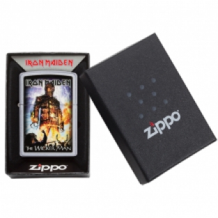 Zippo aansteker Iron Maiden The Wicker Man verpakking