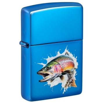 Zippo aansteker Jumping Fish Design