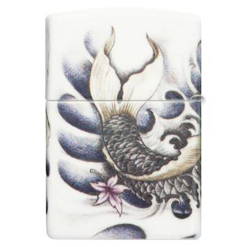 Zippo Aansteker Koi Tattoo Theme Design 4