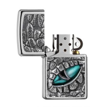 Zippo aansteker Kroko eye open 