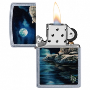 Zippo aansteker Lisa Parker - Quiet Reflection open