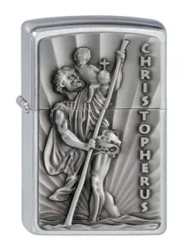 Zippo aansteker Patron St. Christopher