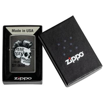 Zippo aansteker Punk Rock Skull Design verpakking