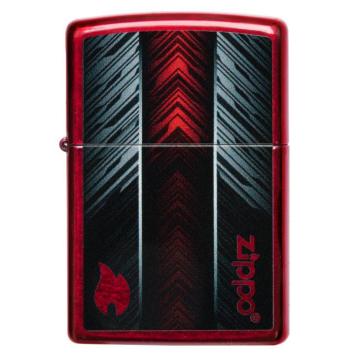 Zippo Aansteker Red And Gray Zippo Design 1