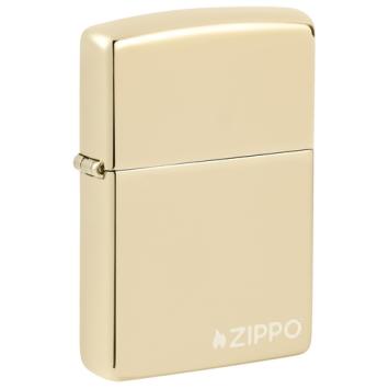Zippo aansteker regular Champagne with logo