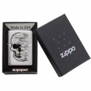 Zippo aansteker Skull Lined verpakking