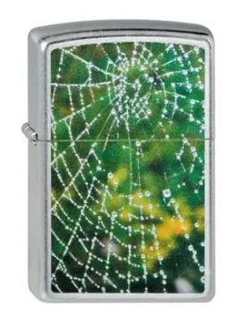 Zippo aansteker Spider Web Rain Drops