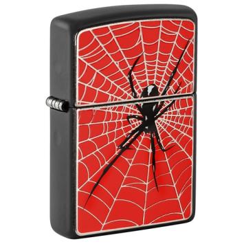 Zippo aansteker Spider Web Red