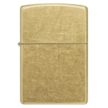 Zippo aansteker Street Brass voorkant