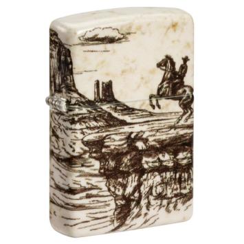 Zippo aansteker Wild West Scene Design