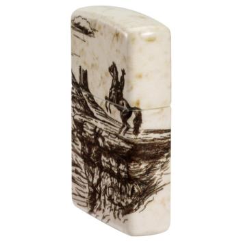 Zippo Wild West Scene Design matte