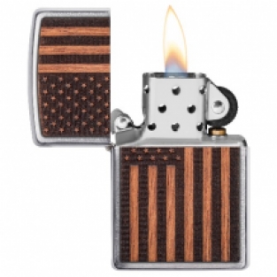 Zippo aansteker Woodchuck American Flag