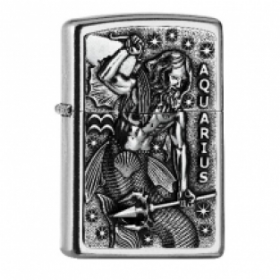 Zippo aansteker Zodiac Aquarius