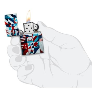 Zippo aansteker in hand
