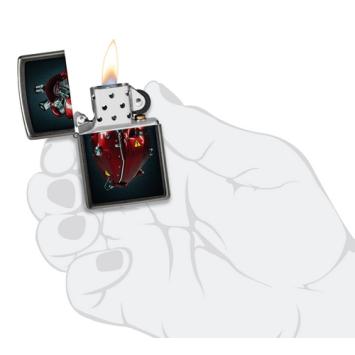 Zippo aansteker hart
