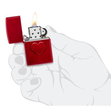 Zippo aansteker hart