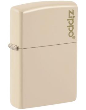 Zippo aansteker Flat Sand with Zippo logo