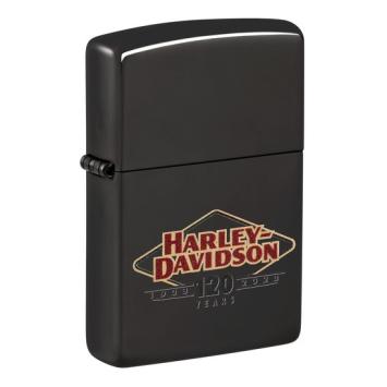 Zippo aansteker Harley Davidson 120 years black ice