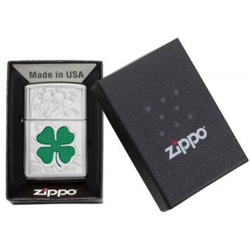 Zippo aansteker Clover in verpakking