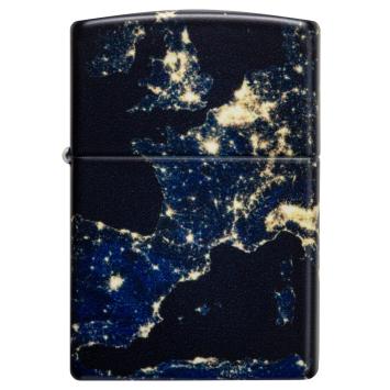 Zippo aansteker Night Earth Design Glow in the Dark