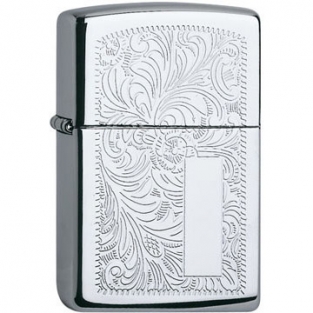 Zippo aansteker regular venetian chroom