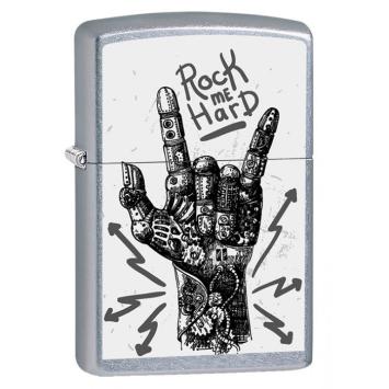 Zippo aansteker rock hand design