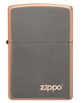 Zippo aansteker Rustic Bronze With Zippo Logo