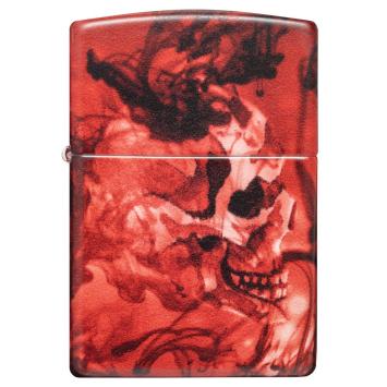 Zippo aansteker Spooky Skulls Design