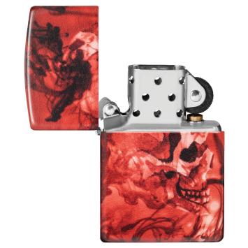 Zippo aansteker Spooky Skulls Design