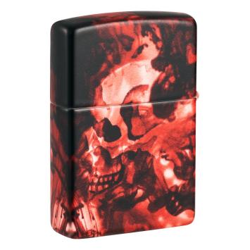 Zippo aansteker Spooky Skulls Design