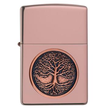 Zippo aansteker Tree Of Life Emblem Design 1