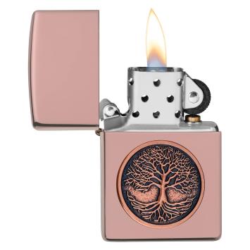 Zippo aansteker Tree Of Life Emblem Design 2