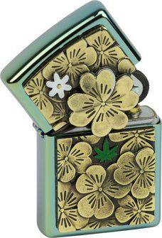 Zippo aansteker Trick Clover/Leaf binnekant