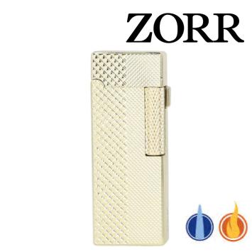 Zorr Panther vuursteenaansteker met dubbele vlam goud