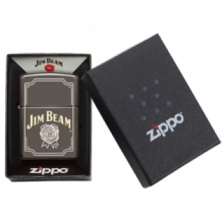 Zippo aansteker Jim Beam Logo Two Tone verpakking